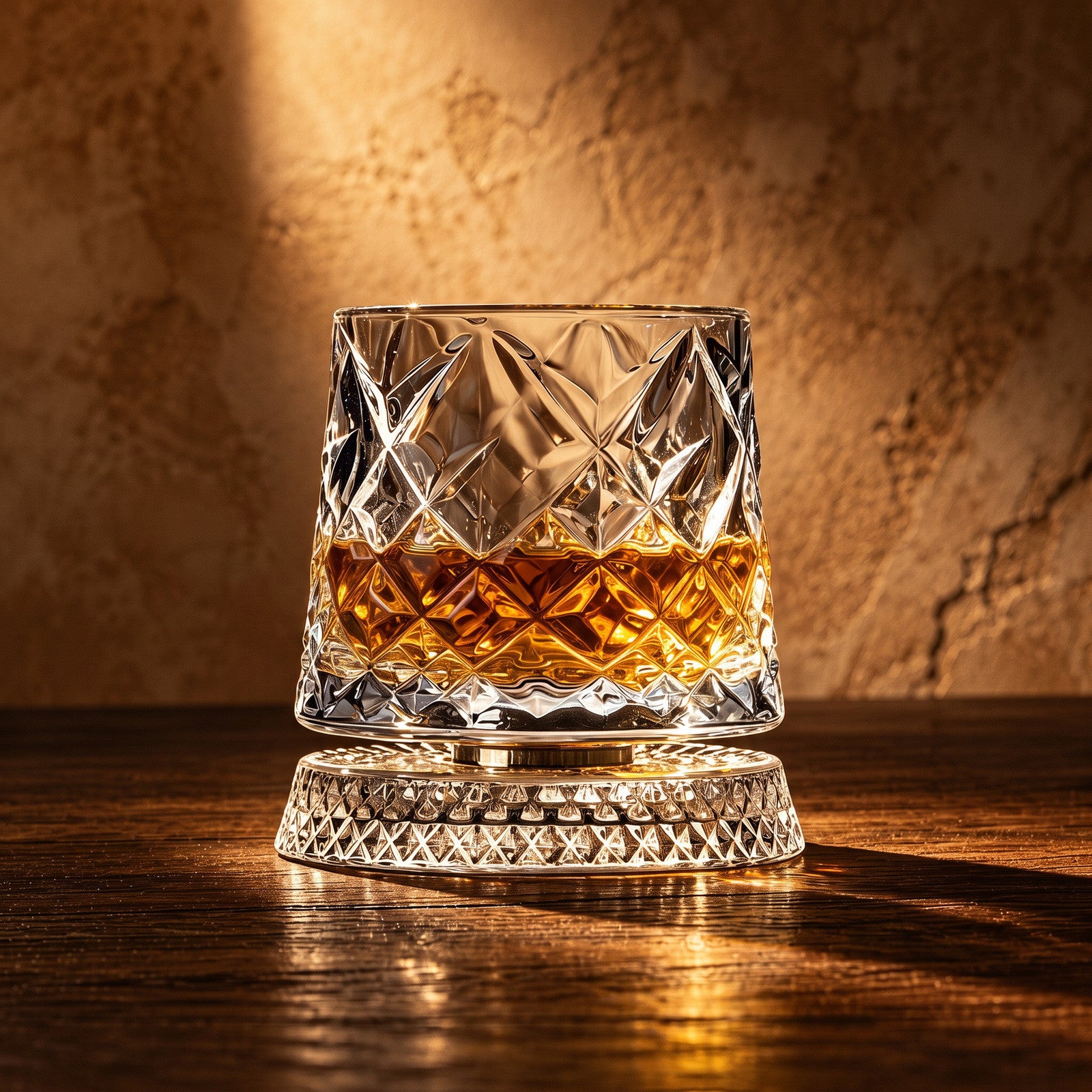 Hands and whiskey glasses during an evening pour